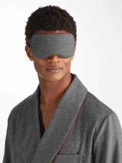 Eye Mask Duke Cashmere Charcoal -Derek Rose Shop 0210 DUKE002CHA 1410