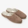 Men's Mule Slippers Douglas Suede Sheepskin Beige