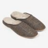 Men's Mule Slippers Douglas 2 Harris Tweed Sheepskin Beige -Derek Rose Shop 0504 DOUG002BEI 2 COLREF