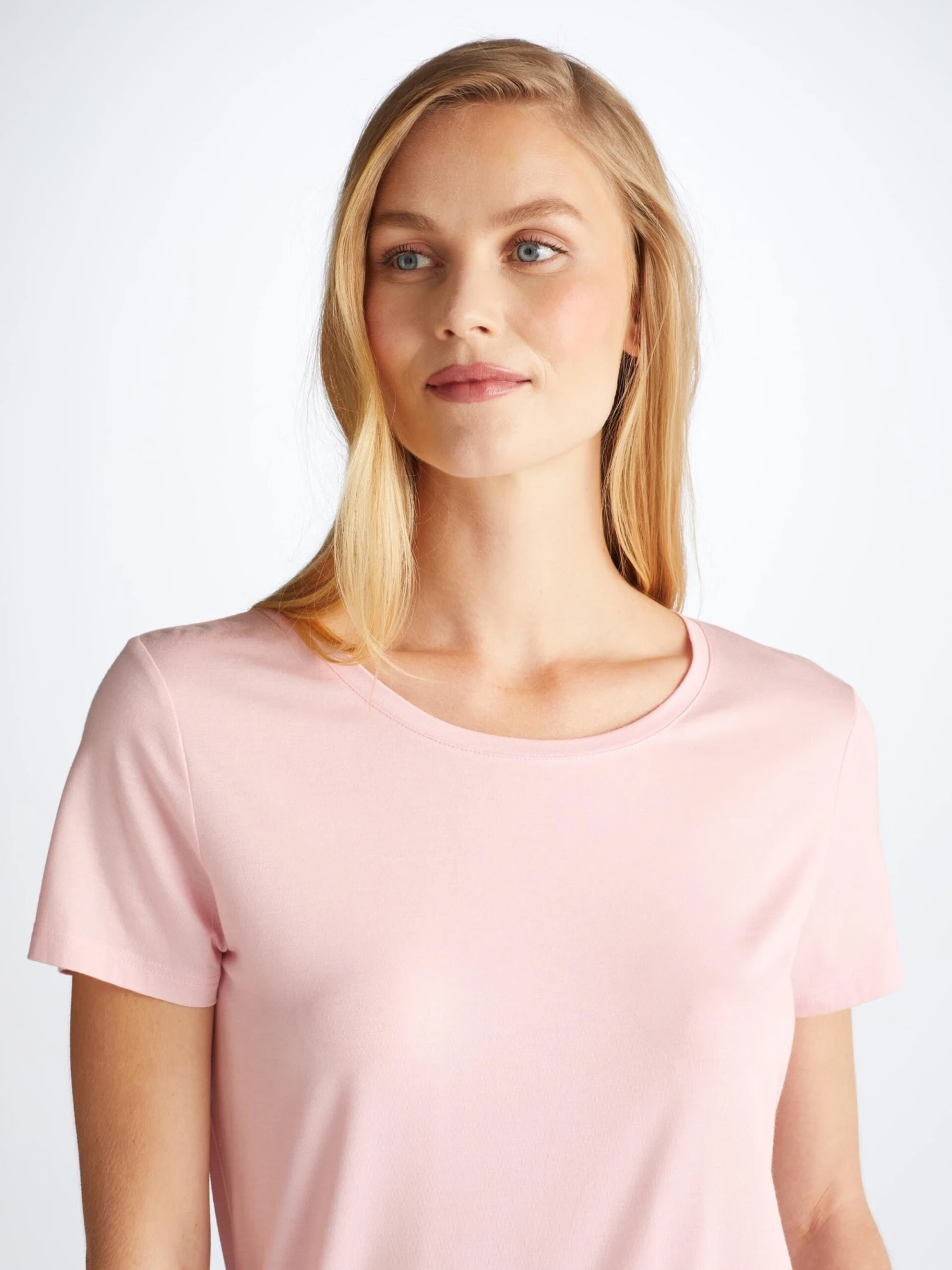 Women's T-Shirt Lara Micro Modal Stretch Pink 8 Women's T-Shirt Lara Micro Modal Stretch Pink - Image 6