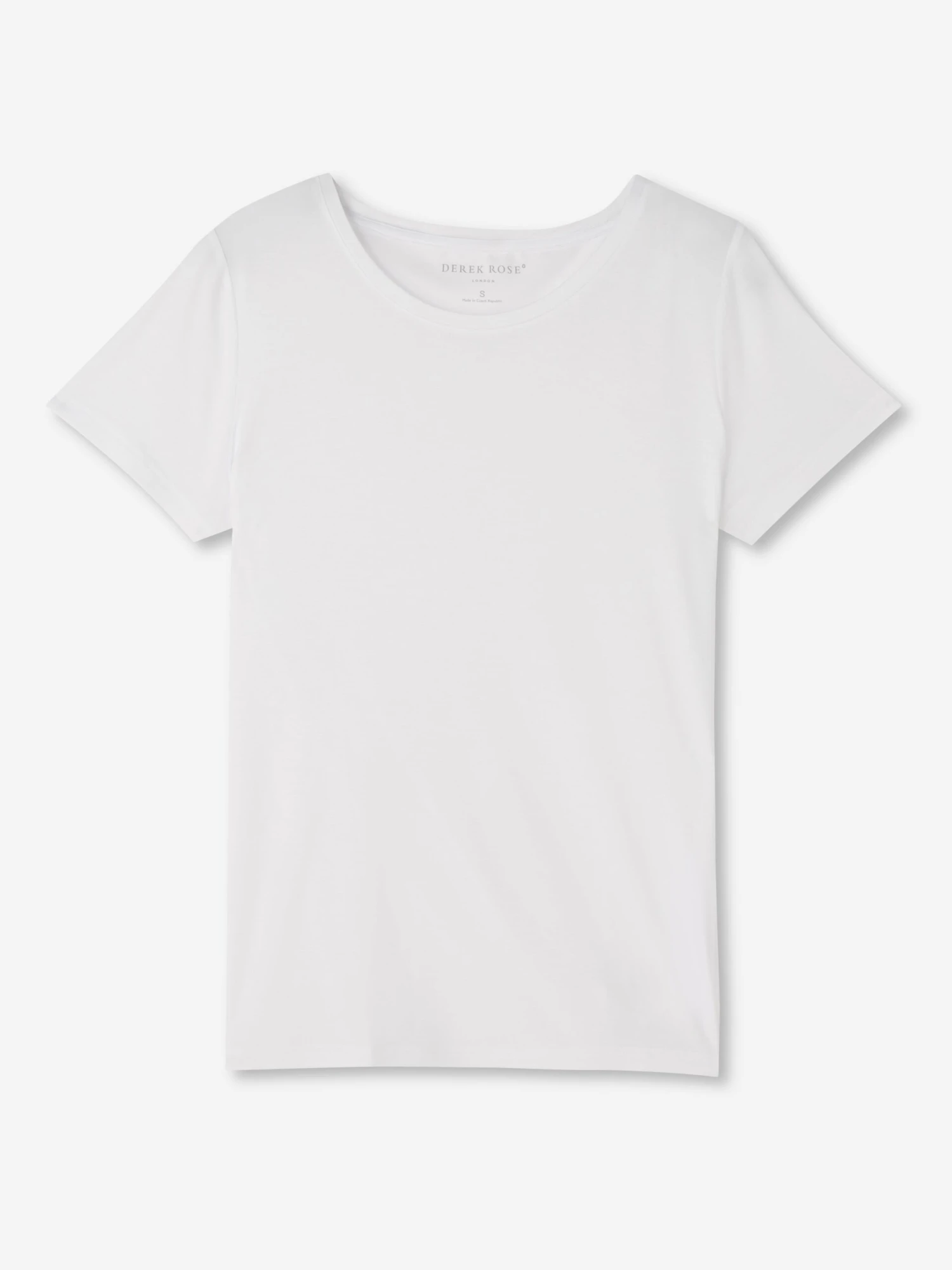 Women's T-Shirt Lara Micro Modal Stretch White 4 Women's T-Shirt Lara Micro Modal Stretch White - Image 2