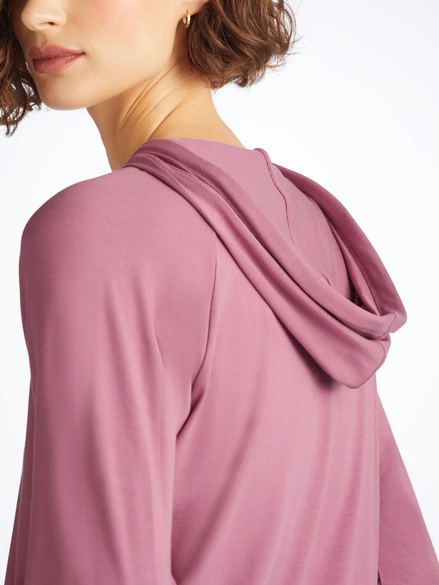 Women's Pullover Hoodie Basel Micro Modal Stretch Orchid Purple 7 Women's Pullover Hoodie Basel Micro Modal Stretch Orchid Purple - Image 5