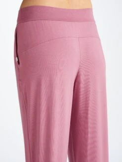 Women's Track Pants Basel Micro Modal Stretch Orchid Purple -Derek Rose Shop 1245 BASE017PUR 9097