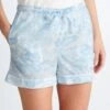 Women's Lounge Shorts Ledbury 77 Cotton Batiste White 2 Women's Lounge Shorts Ledbury 77 Cotton Batiste White -Derek Rose Shop 1257 LEDB077WHI 13439