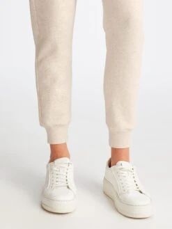 Women's Sweatpants Quinn Cotton Modal Stretch Oat -Derek Rose Shop 1502 QUIN001CRE 1991