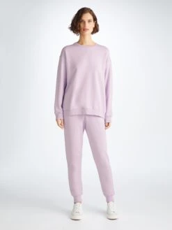 Women's Sweatpants Quinn Cotton Modal Lilac