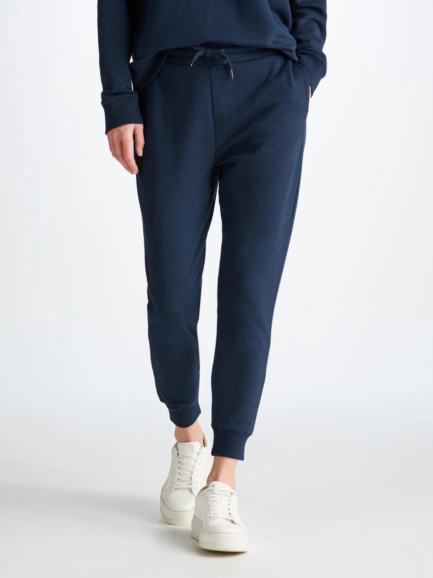 Women's Sweatpants Quinn Cotton Modal Stretch Navy 3 Women's Sweatpants Quinn Cotton Modal Stretch Navy