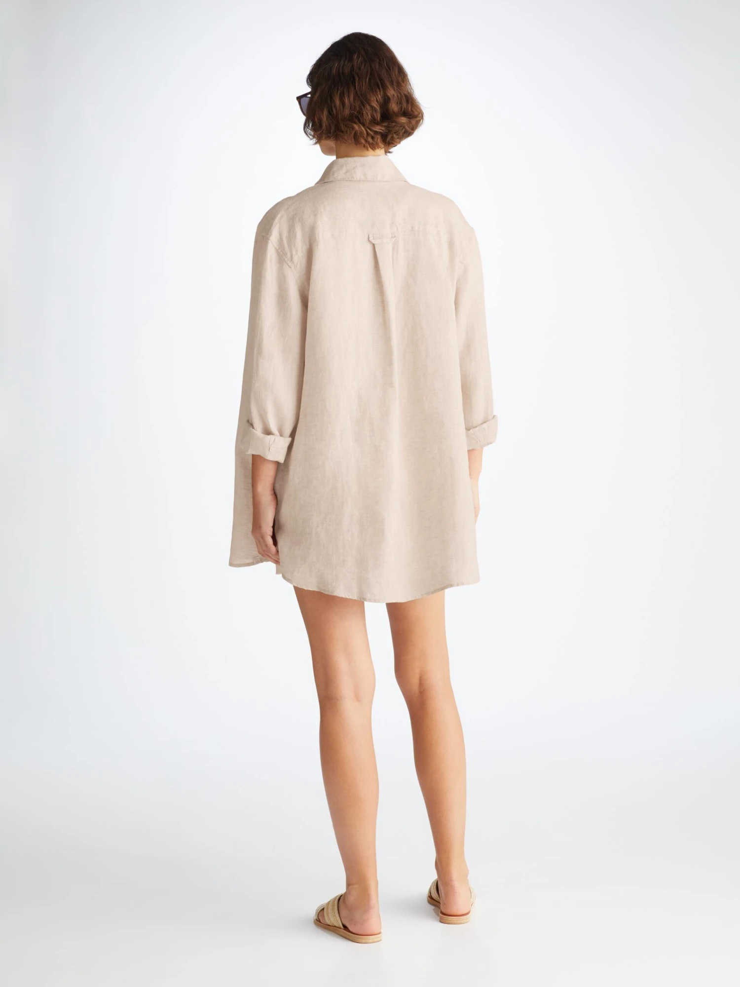 Women's Shirt Sicily Linen Sand 6 Women's Shirt Sicily Linen Sand - Image 4