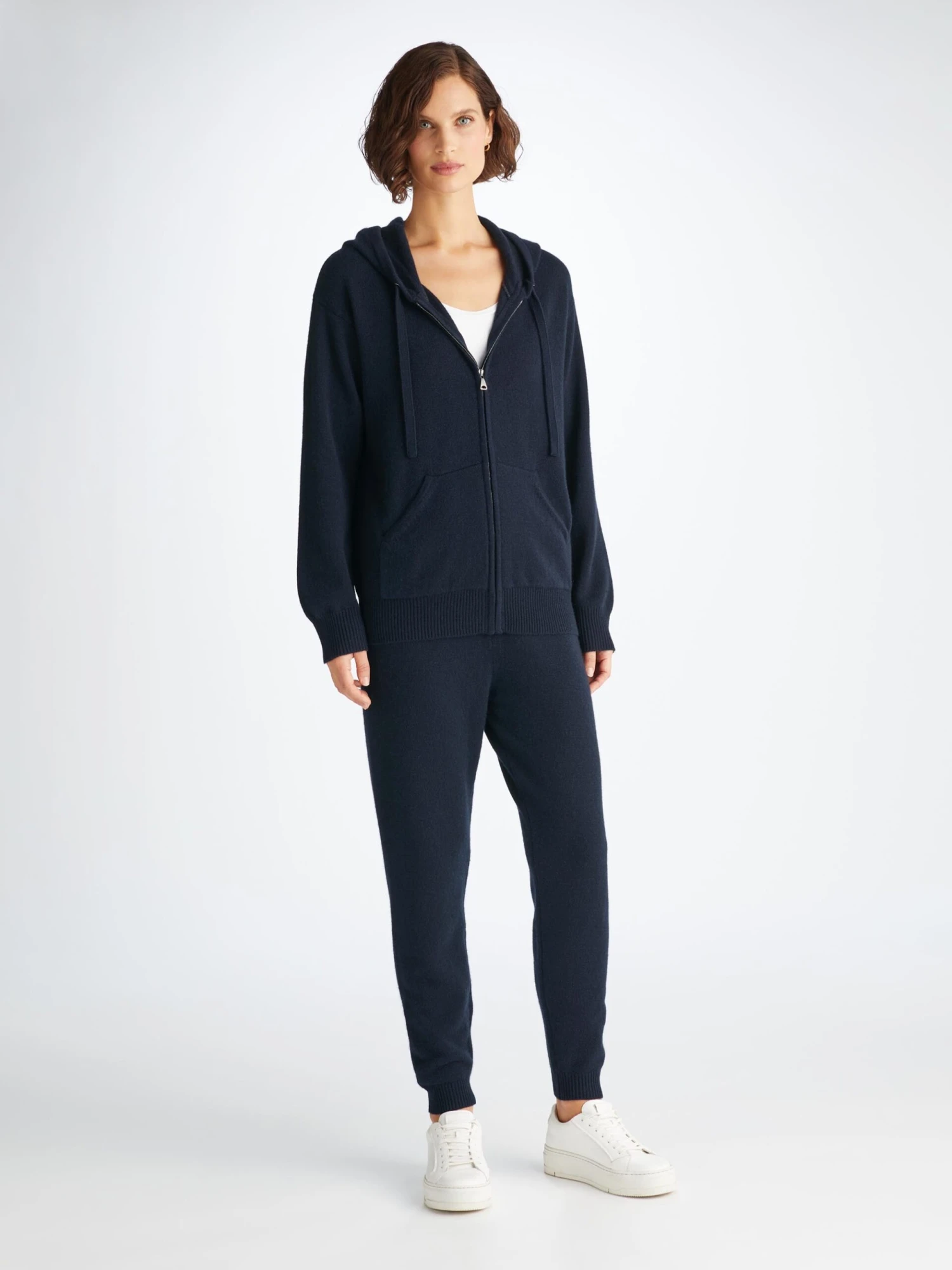 Women's Hoodie Daphne Cashmere Navy 5 Women's Hoodie Daphne Cashmere Navy - Image 3