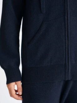 Women's Hoodie Daphne Cashmere Navy 13 Women's Hoodie Daphne Cashmere Navy -Derek Rose Shop 1519 DAPH010NAV 7687