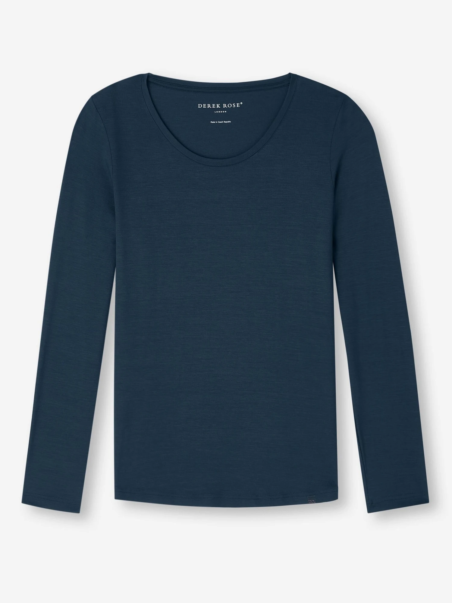Women's Long Sleeve T-Shirt Lara Micro Modal Stretch Navy 4 Women's Long Sleeve T-Shirt Lara Micro Modal Stretch Navy - Image 2
