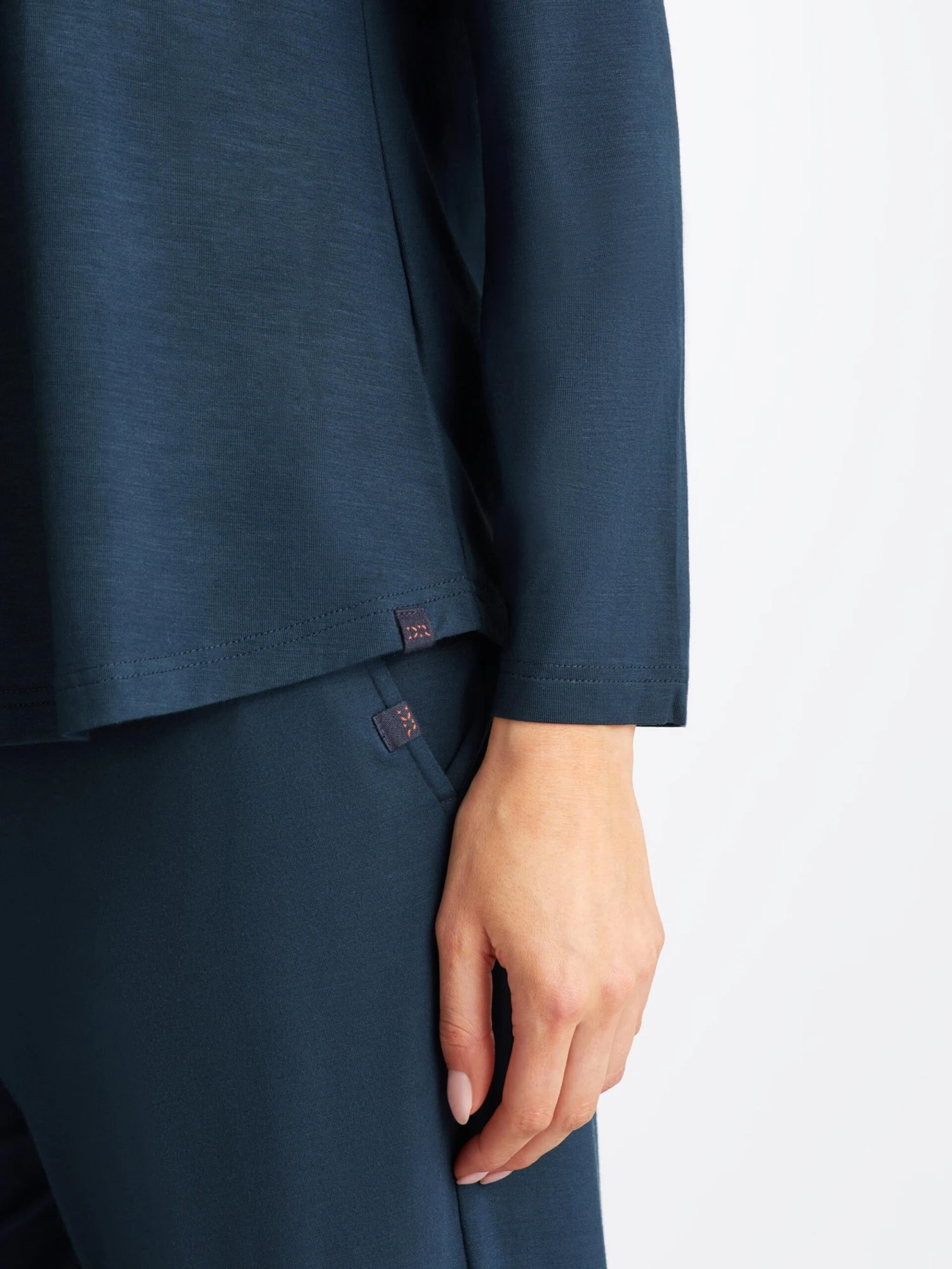 Women's Long Sleeve T-Shirt Lara Micro Modal Stretch Navy 9 Women's Long Sleeve T-Shirt Lara Micro Modal Stretch Navy - Image 7