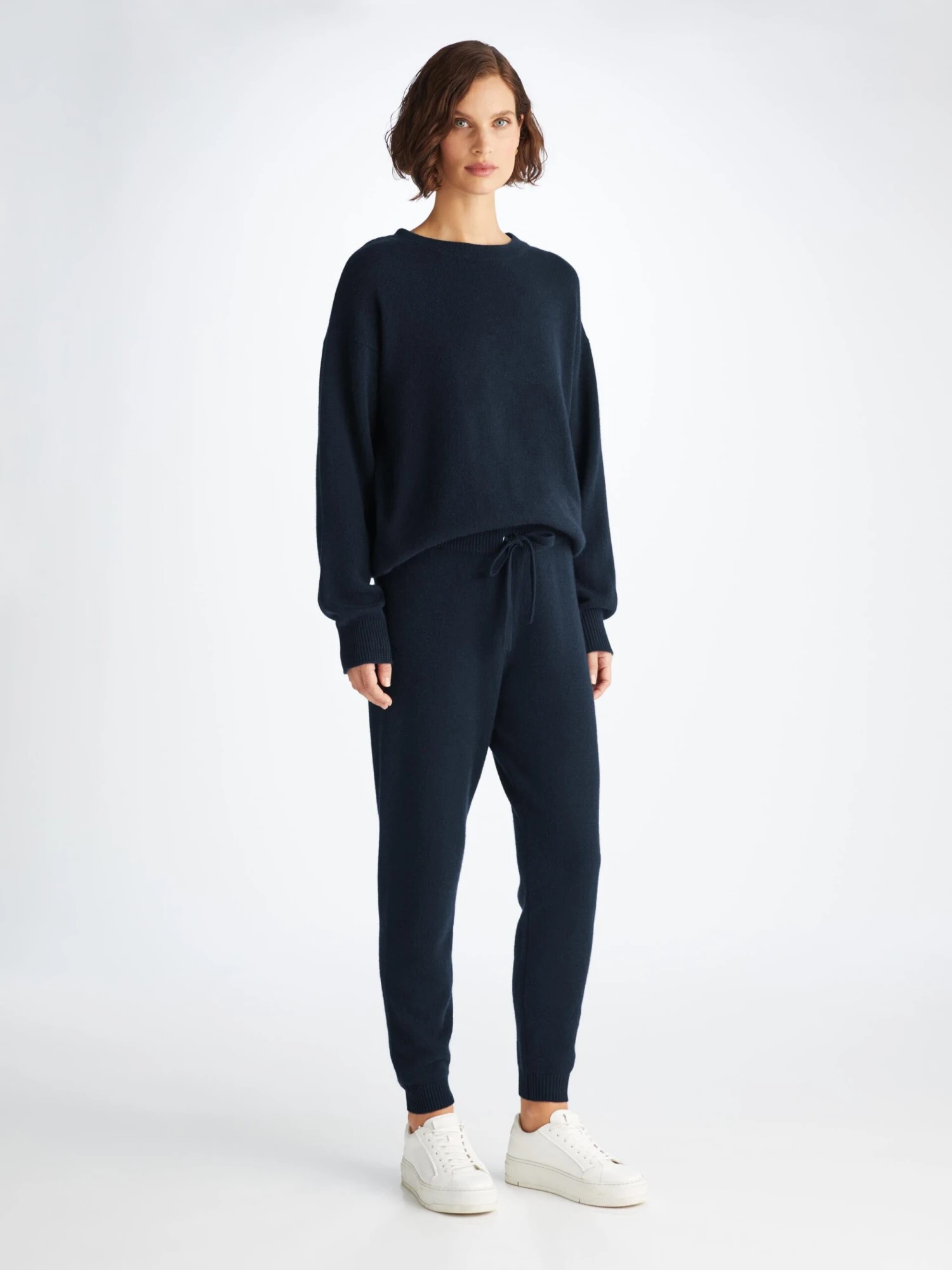 Women's Track Pants Daphne Cashmere Navy 5 Women's Track Pants Daphne Cashmere Navy - Image 3