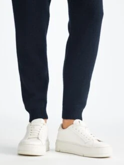 Women's Track Pants Daphne Cashmere Navy 13 Women's Track Pants Daphne Cashmere Navy -Derek Rose Shop 1701 DAPH010NAV 7835