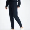 Women's Track Pants Daphne Cashmere Navy -Derek Rose Shop 1701 DAPH010NAV 7869