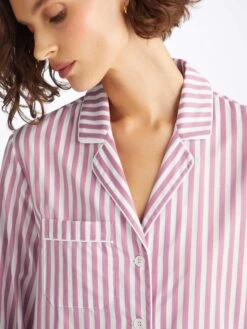 Women's Pyjamas Capri 23 Cotton Batiste Purple 11 Women's Pyjamas Capri 23 Cotton Batiste Purple -Derek Rose Shop 2012 CAPR023PUR 9150