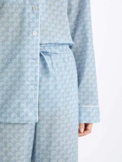 Women's Pyjamas Ledbury 72 Cotton Batiste Blue 11 Women's Pyjamas Ledbury 72 Cotton Batiste Blue -Derek Rose Shop 2012 LEDB072BLU 9310
