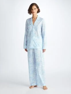 Women's Pyjamas Ledbury 77 Cotton Batiste White -Derek Rose Shop 2012 LEDB077WHI 9815