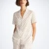 Women's Short Pyjamas Nelson 101 Cotton Batiste White 1 Women's Short Pyjamas Nelson 101 Cotton Batiste White -Derek Rose Shop 2015 NELS101WHI 9524