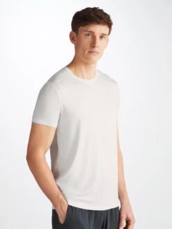 Men's T-Shirt Basel Micro Modal Stretch White