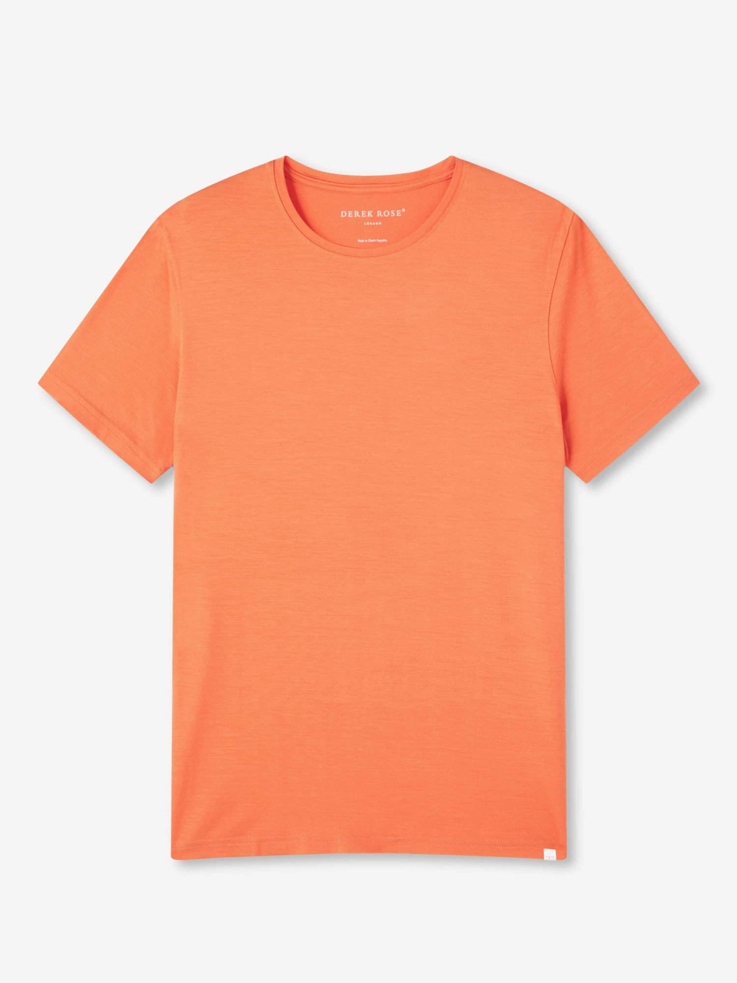 Men's T-Shirt Basel Micro Modal Stretch Orange 4 Men's T-Shirt Basel Micro Modal Stretch Orange - Image 2