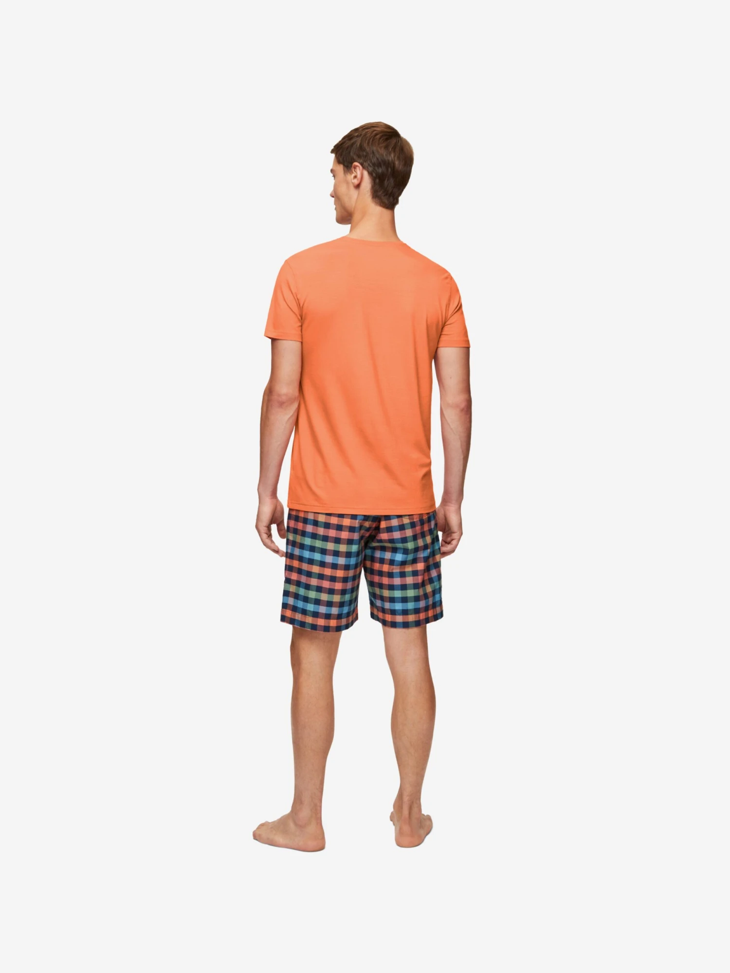 Men's T-Shirt Basel Micro Modal Stretch Orange 6 Men's T-Shirt Basel Micro Modal Stretch Orange - Image 4