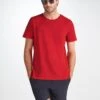 Men's Short Sleeve T-Shirt Riley 2 Pima Cotton Red 1 Men's Short Sleeve T-Shirt Riley 2 Pima Cotton Red -Derek Rose Shop 3052 RILE002RED 28328