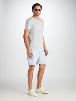 Men's T-Shirt Ryder 2 Pima Cotton White -Derek Rose Shop 3052 RYDE002WHI 2311