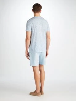 Men's T-Shirt Robin 14 Pima Cotton White 10 Men's T-Shirt Robin 14 Pima Cotton White -Derek Rose Shop 3054 ROBI014WHI 34708