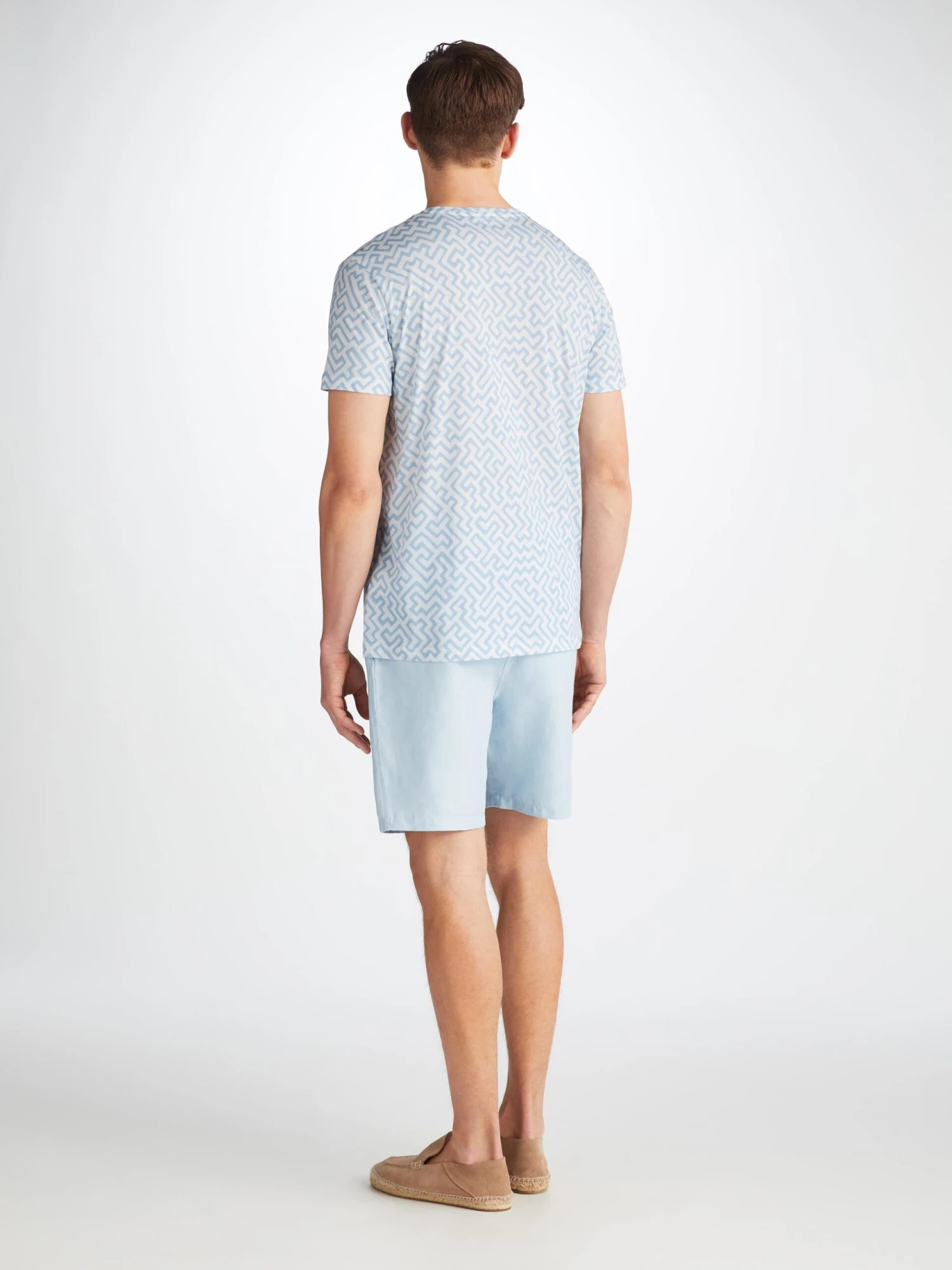 Men's T-Shirt Robin 14 Pima Cotton White 6 Men's T-Shirt Robin 14 Pima Cotton White - Image 4