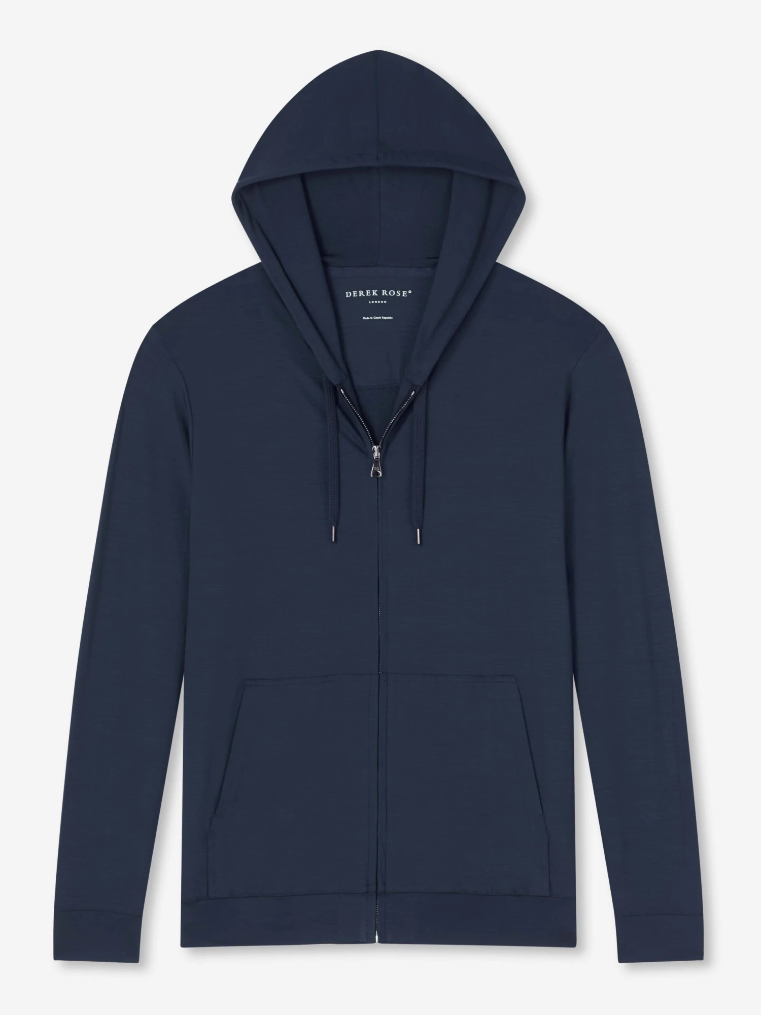 Men's Hoodie Basel Micro Modal Stretch Navy 4 Men's Hoodie Basel Micro Modal Stretch Navy - Image 2