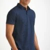 Men's Polo Shirt Ramsay 2 Pique Cotton Tencel Navy 2 Men's Polo Shirt Ramsay 2 Pique Cotton Tencel Navy -Derek Rose Shop 3155 RAMS002NAV creative
