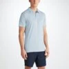 Men's Polo Shirt Ramsay 2 Pique Cotton Tencel Sky 1 Men's Polo Shirt Ramsay 2 Pique Cotton Tencel Sky -Derek Rose Shop 3155 RAMS002SKY 35349