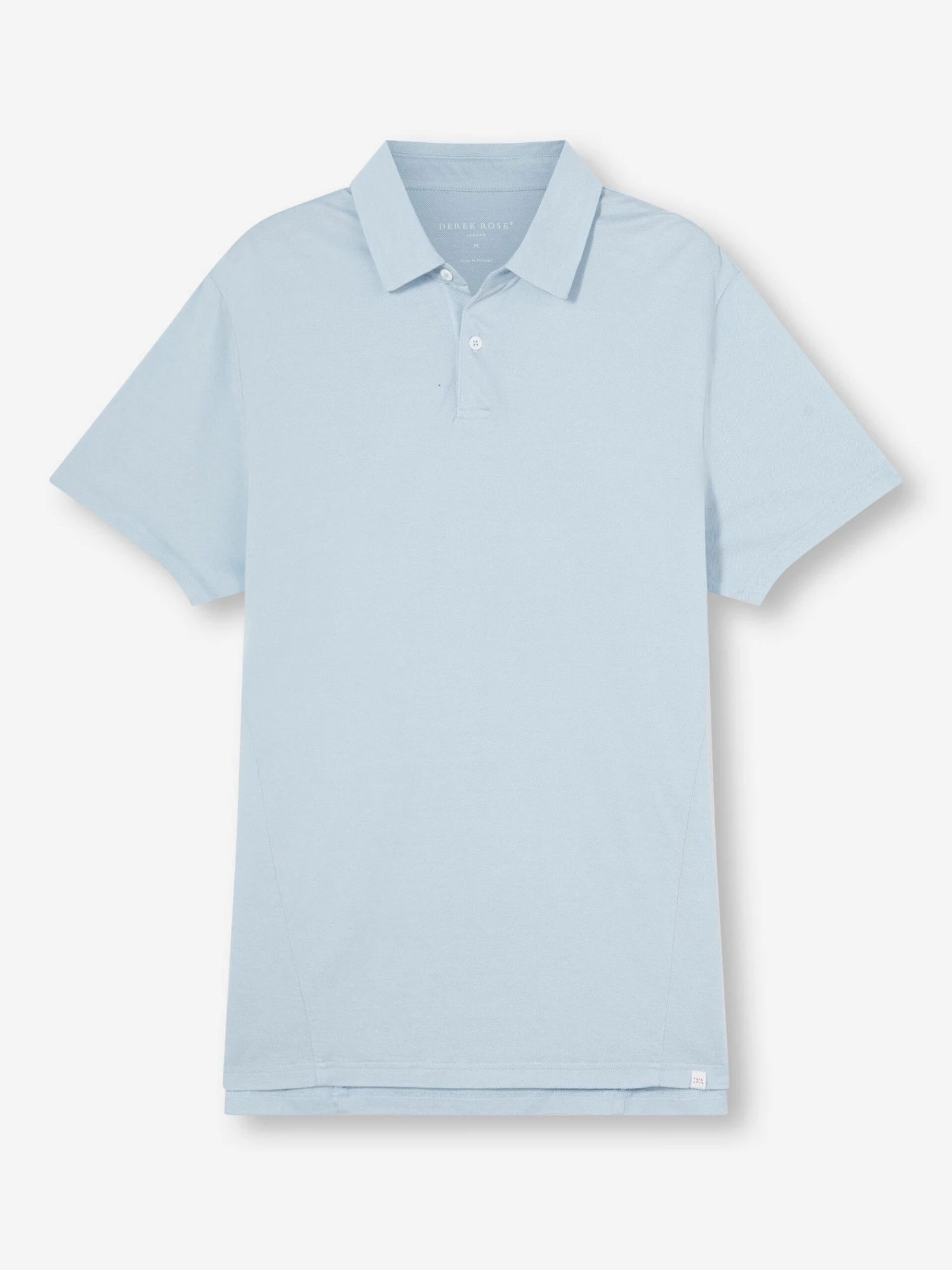 Men's Polo Shirt Ramsay 2 Pique Cotton Tencel Sky 4 Men's Polo Shirt Ramsay 2 Pique Cotton Tencel Sky - Image 2
