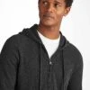 Men's Hoodie Finley Cashmere Charcoal -Derek Rose Shop 3158 FINL010CHA 3933