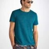 Men's T-Shirt Jordan Linen Teal -Derek Rose Shop 3163 JORD001TEA 3059