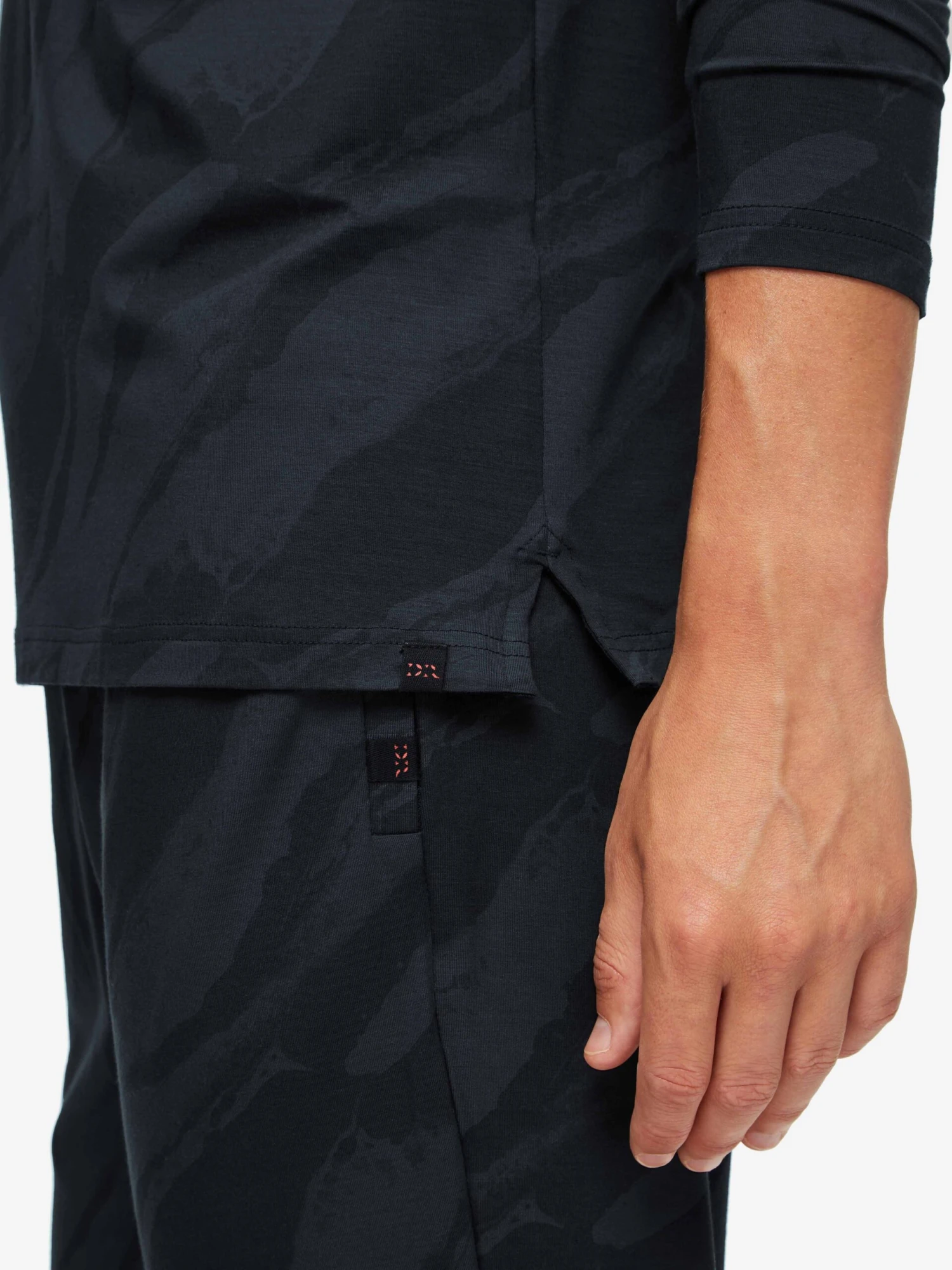 Men's Pullover Hoodie London 8 Micro Modal Black 7 Men's Pullover Hoodie London 8 Micro Modal Black - Image 5