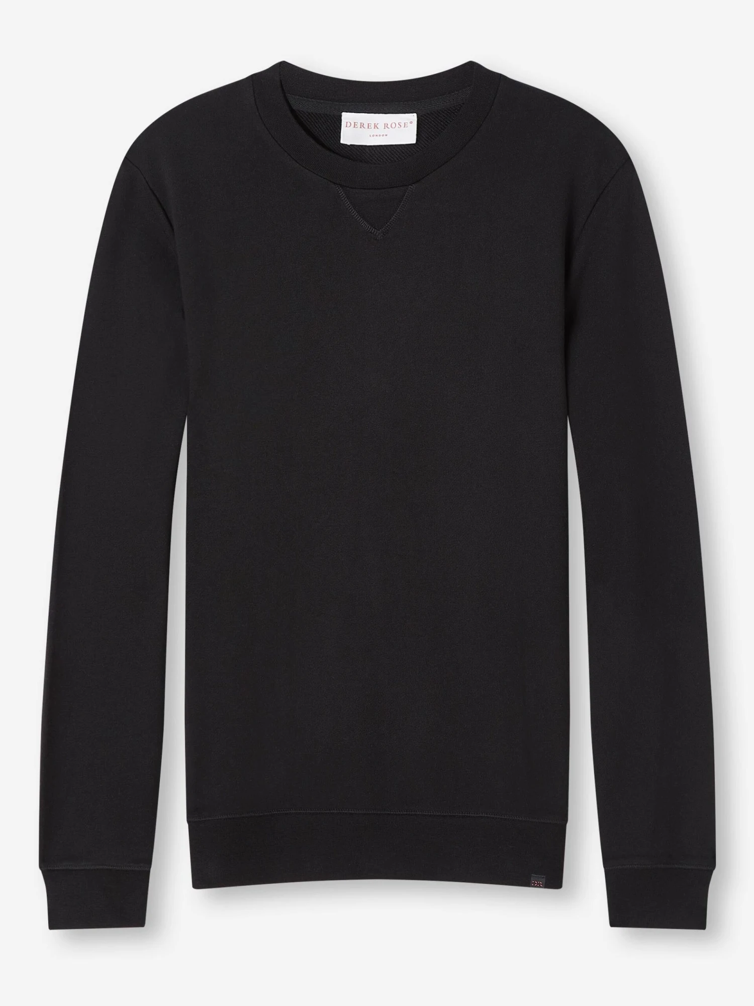 Men's Sweatshirt Quinn Cotton Modal Black 4 Men's Sweatshirt Quinn Cotton Modal Black - Image 2
