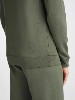 Men's Sweatshirt Quinn Cotton Modal Soft Green 15 Men's Sweatshirt Quinn Cotton Modal Soft Green -Derek Rose Shop 3171 QUIN001GRE 35891