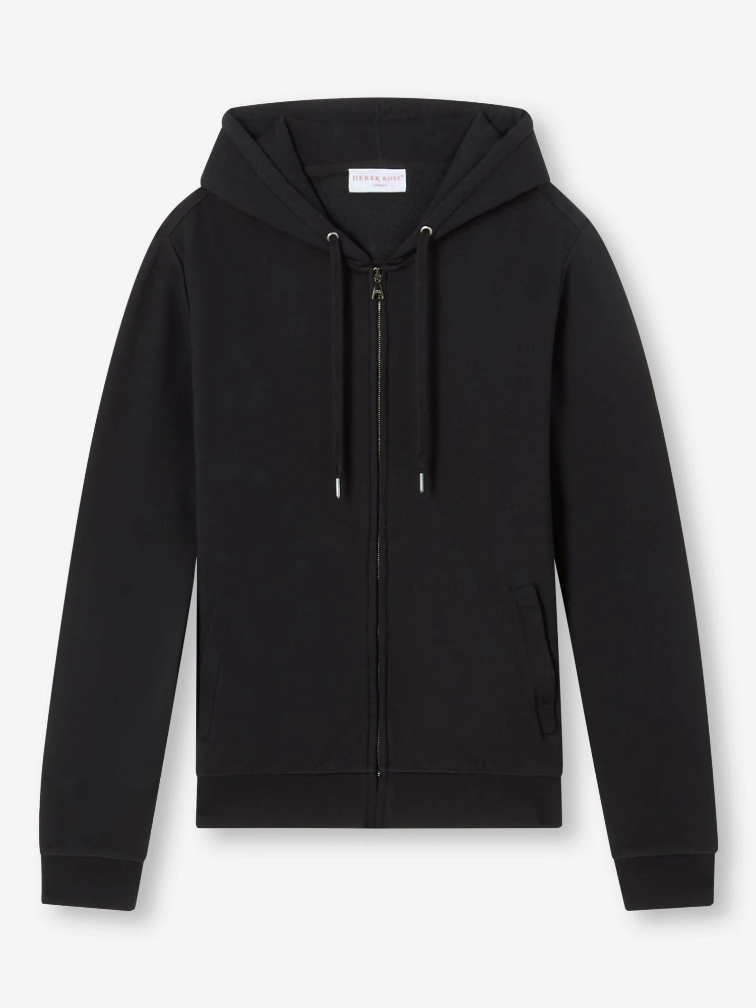 Men's Hoodie Quinn Cotton Modal Black 4 Men's Hoodie Quinn Cotton Modal Black - Image 2