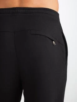 Men's Sweatpants Quinn Cotton Modal Black -Derek Rose Shop 3173 QUIN001BLA 4661