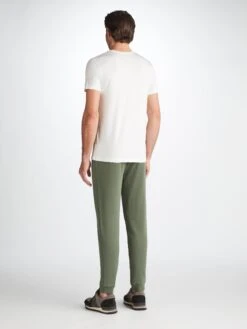 Men's Sweatpants Quinn Cotton Modal Soft Green -Derek Rose Shop 3173 QUIN001GRE 24838