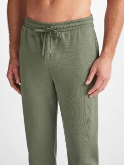 Men's Sweatpants Quinn Cotton Modal Soft Green -Derek Rose Shop 3173 QUIN001GRE 24889