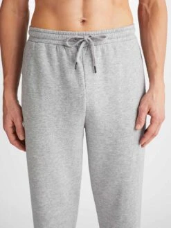 Men's Sweatpants Quinn Cotton Modal Silver -Derek Rose Shop 3173 QUIN001SIL 36173