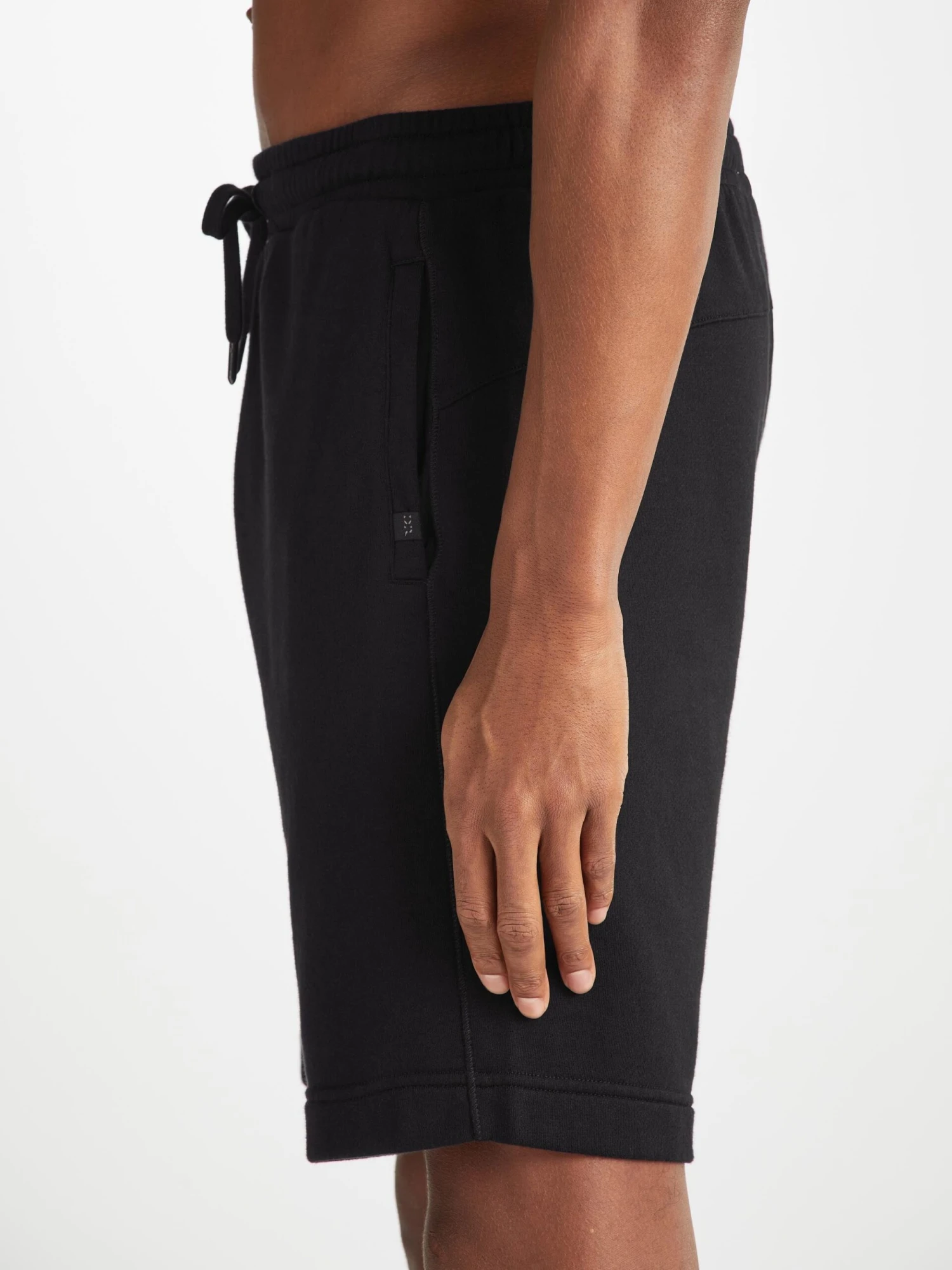 Men's Sweat Shorts Quinn Cotton Modal Black 8 Men's Sweat Shorts Quinn Cotton Modal Black - Image 6