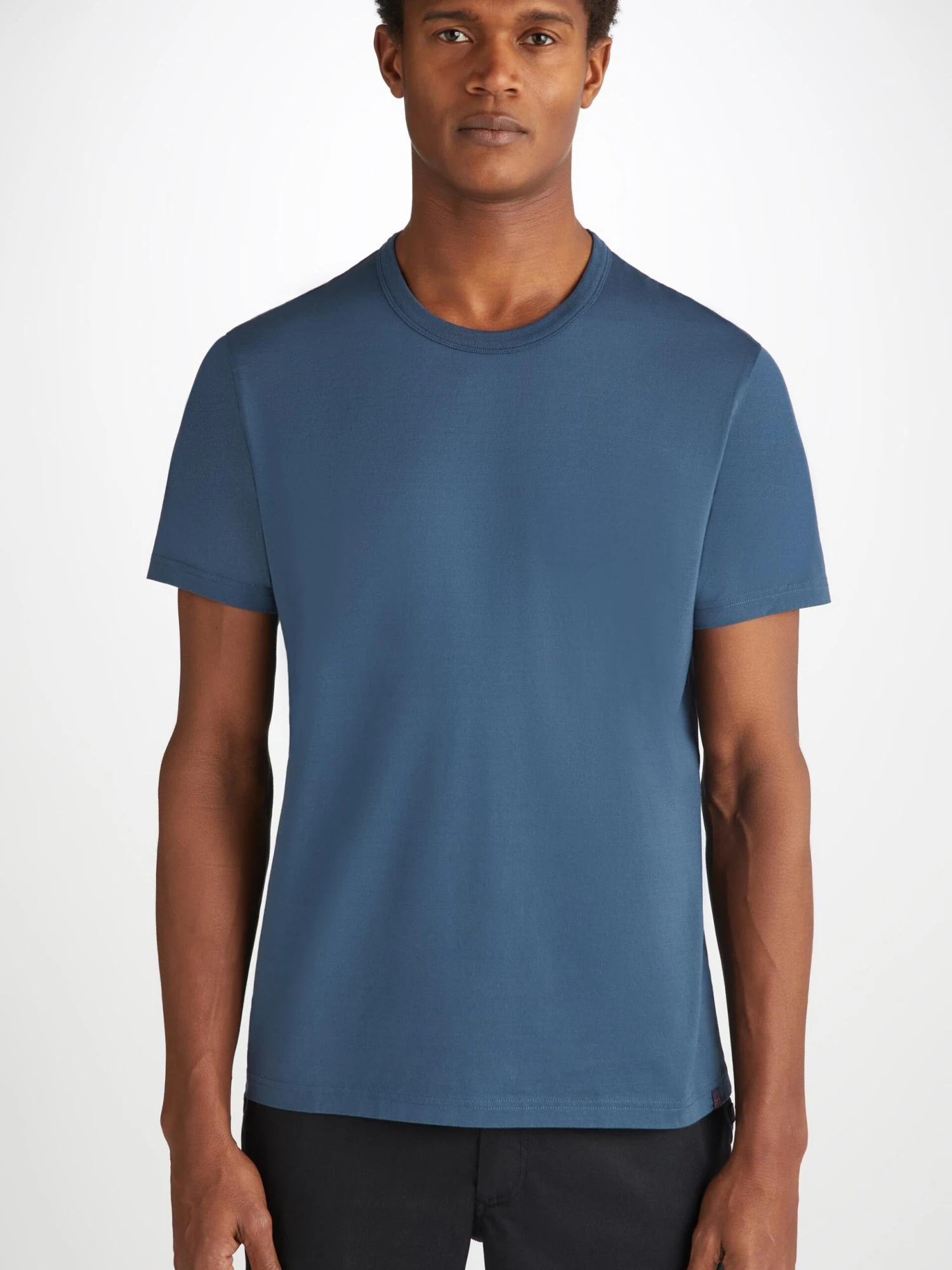 Men's T-Shirt Barny Pima Cotton Denim 9 Men's T-Shirt Barny Pima Cotton Denim - Image 7