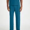 Men's Lounge Trousers Basel Micro Modal Stretch Poseidon Blue -Derek Rose Shop 3558 BASE017BLU 2172