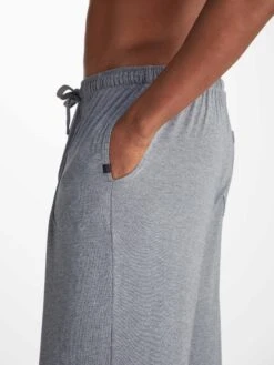Men's Lounge Trousers Marlowe Micro Modal Stretch Charcoal 15 Men's Lounge Trousers Marlowe Micro Modal Stretch Charcoal -Derek Rose Shop 3558 MARL001CHA 2075