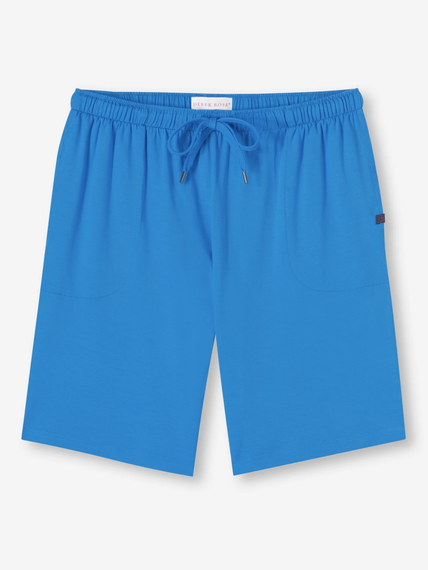 Men's Lounge Shorts Basel Micro Modal Stretch Azure Blue 4 Men's Lounge Shorts Basel Micro Modal Stretch Azure Blue - Image 2