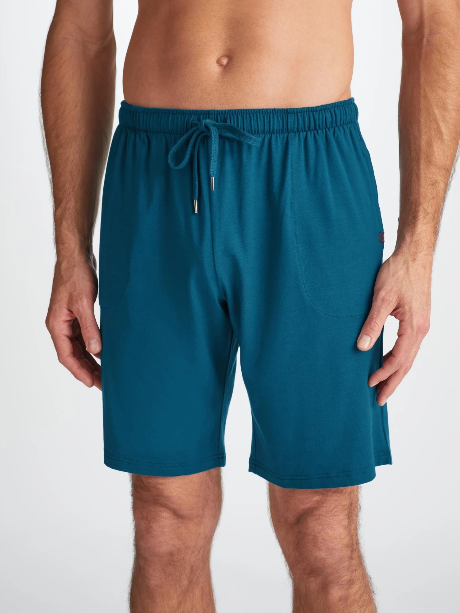 Men's Lounge Shorts Basel Micro Modal Stretch Poseidon Blue 7 Men's Lounge Shorts Basel Micro Modal Stretch Poseidon Blue - Image 5